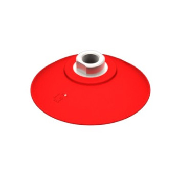 100mm-es PU 40 lapos tapadókorong, csúszásmentes, G3/8" belső menettel.