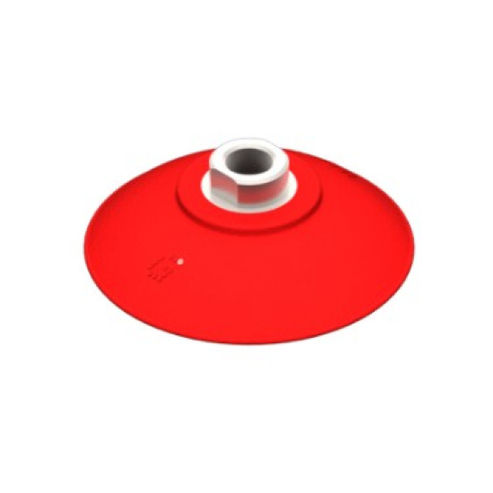 100mm-es PU 40 lapos tapadókorong, csúszásmentes, G3/8" belső menettel.