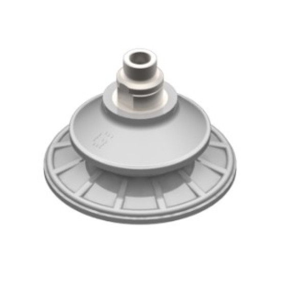 103mm-es NBR 60 harmonikás tapadókorong, G1/4" belső menettel.