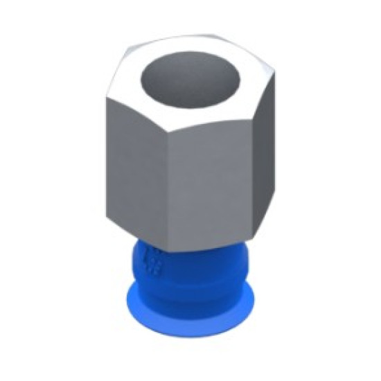 11mm-es HNBR 60 lapos tapadókorong, G1/8" belső menettel.