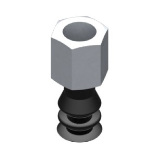 11mm-es NBR 50 kétharmonikás tapadókorong, G1/8" belső menettel.