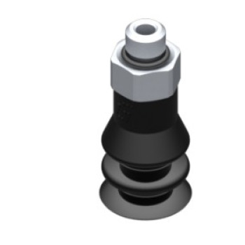 11mm-es NBR 50 kétharmonikás tapadókorong, M5 külső menettel.