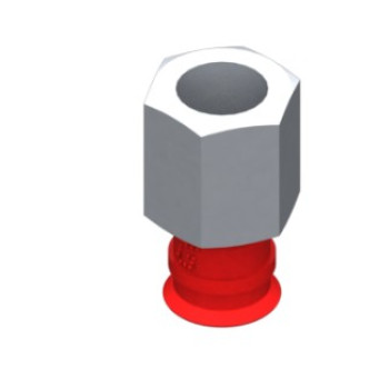 11mm-es szilikon lapos tapadókorong, G1/8" belső menettel.