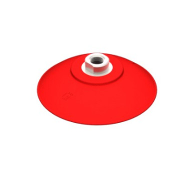 120mm-es PU 40 lapos tapadókorong, csúszásmentes, G3/8" belső menettel.