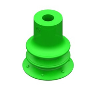 15mm-es PU 50 harmonikás tapadókorong, csatlakozó nélkül.
