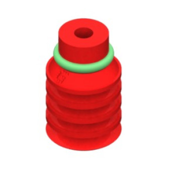 15mm-es szilikon többredős tapadókorong, csatlakozó nélkül.