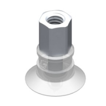 16mm-es FDA szilikon lapos tapadókorong, M5 belső menettel.