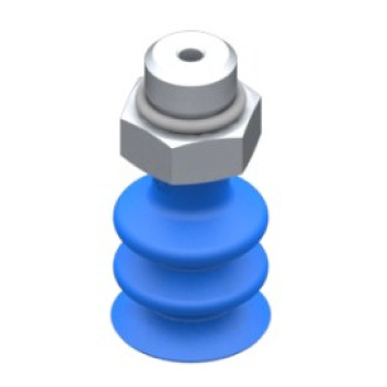 16mm-es HNBR 60 kétharmonikás tapadókorong, G1/8" külső menettel.