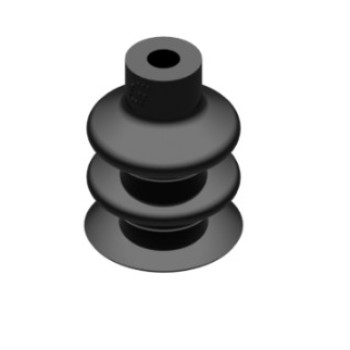 16mm-es NBR 50 kétharmonikás tapadókorong, csatlakozó nélkül.
