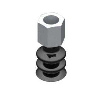 16mm-es NBR 50 kétharmonikás tapadókorong, G1/8" belső menettel.