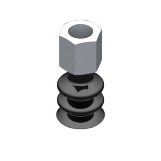 16mm-es NBR 50 kétharmonikás tapadókorong, G1/8" belső menettel.