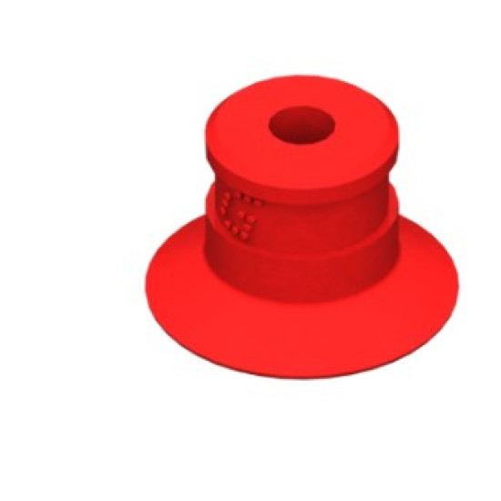 16mm-es szilikon lapos tapadókorong, csatlakozó nélkül.