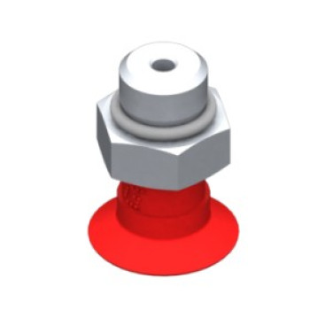 16mm-es szilikon lapos tapadókorong, G1/8" külső menettel.