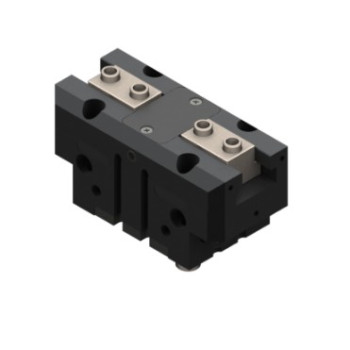 2-pofa megfogó, 6mm löket (rövid), max 400g ujj tömeg. Csatl: M5, 2-8 bar.