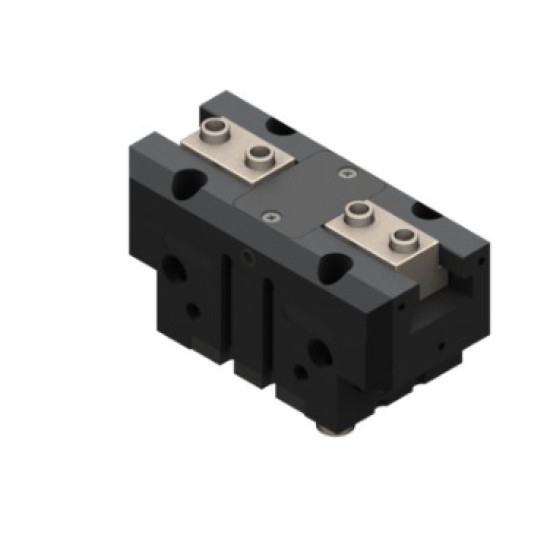 2-pofa megfogó, 8mm löket (rövid), max 600g ujj tömeg. Csatl: M5, 1.5-8 bar.