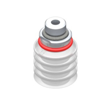 20mm-es FDA szilikon többredős tapadó, G1/8" külső/M5 belső menettel, 0.6mm fojt