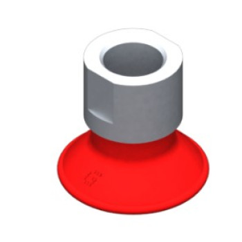 20mm-es PU 40 lapos tapadókorong, csúszásmentes, G1/8" belső menettel.
