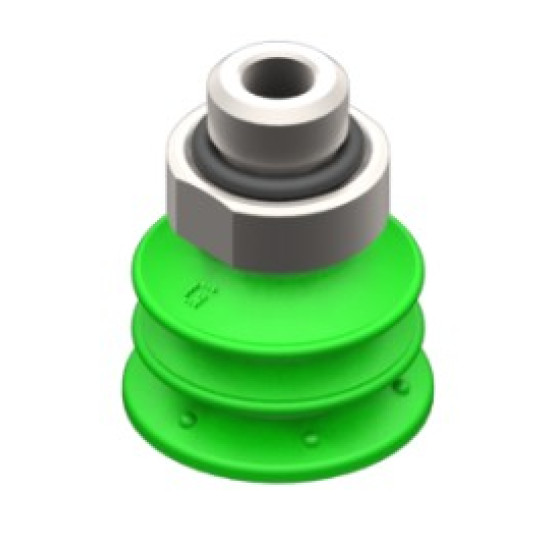 20mm-es PU 50 harmonikás tapadókorong, G1/8" külső menettel.