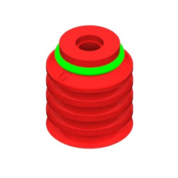 20mm-es szilikon többredős tapadókorong, csatlakozó nélkül.