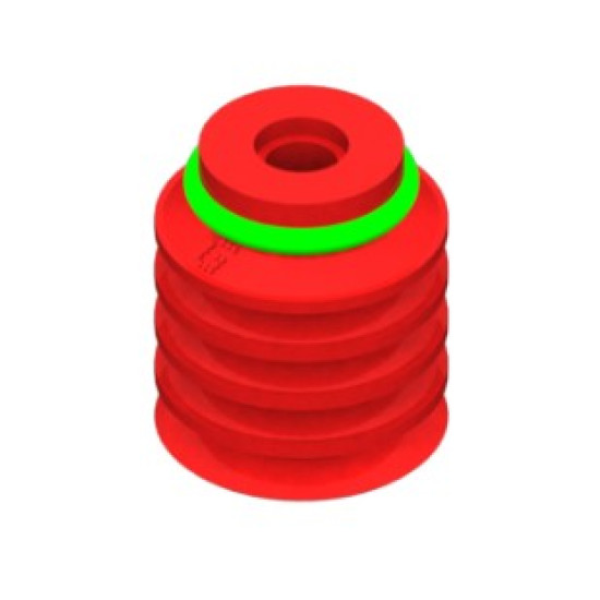 20mm-es szilikon többredős tapadókorong, csatlakozó nélkül.
