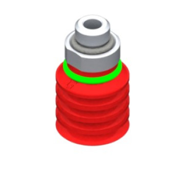 20mm-es szilikon többredős tapadókorong, G1/8" külső menettel.