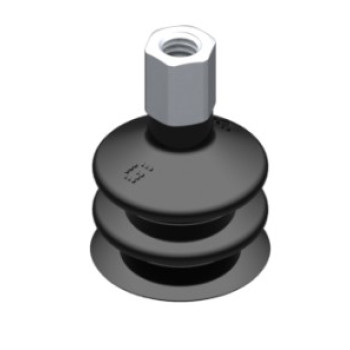 22mm-es NBR 50 kétharmonikás tapadókorong, M5 belső menettel.