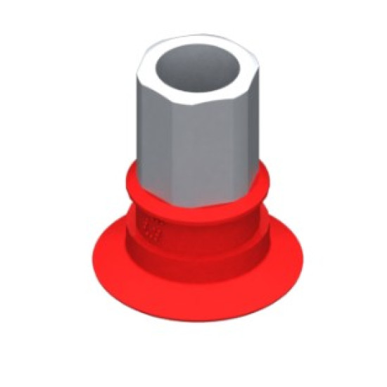 22mm-es szilikon lapos tapadókorong, G1/8" belső menettel.