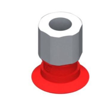 22mm-es szilikon lapos tapadókorong, G1/8" belső menettel.