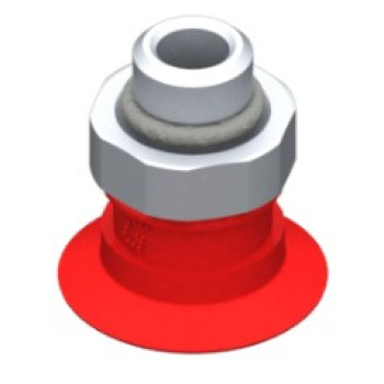 22mm-es szilikon lapos tapadókorong, G1/8" külső menettel.