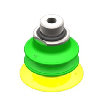 25mm-es PU 30/60 harmonikás tapadó, G1/8" külső/M5 belső menettel.
