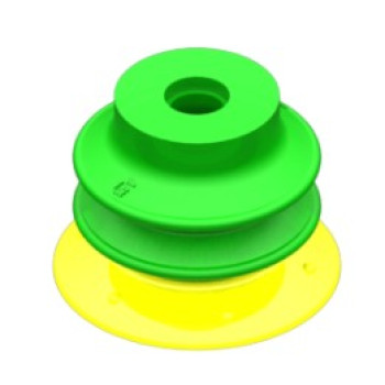 25mm-es PU 30/70 harmonikás tapadókorong, csatlakozó nélkül.