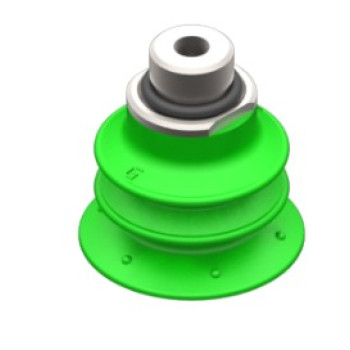 25mm PU 50 tapadó, G1/8" külső/M5 belső menettel, 0.6mm fojtással.