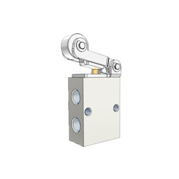 3/2 utas, görgős kialakítás, 1/4”