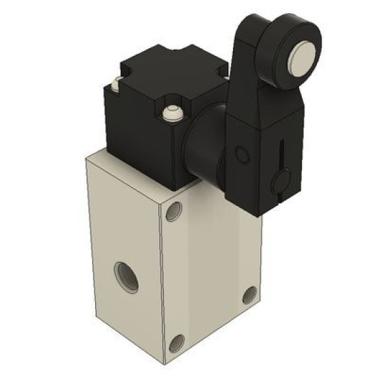 3/2 utas, görgős típus, 1/8”  standrad szögű típus