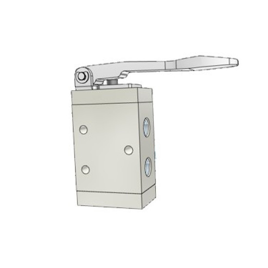 3/2 utas, hosszú fogantyús típus, 1/8" .