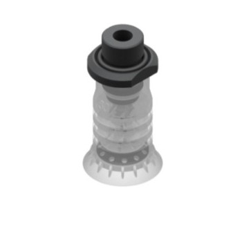 30mm-es FDA szilikon többredős tapadókorong, G3/8" külső menettel.