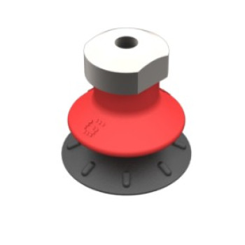 30mm-es PU 30/60 harmonikás tapadókorong, M5 külső menettel.