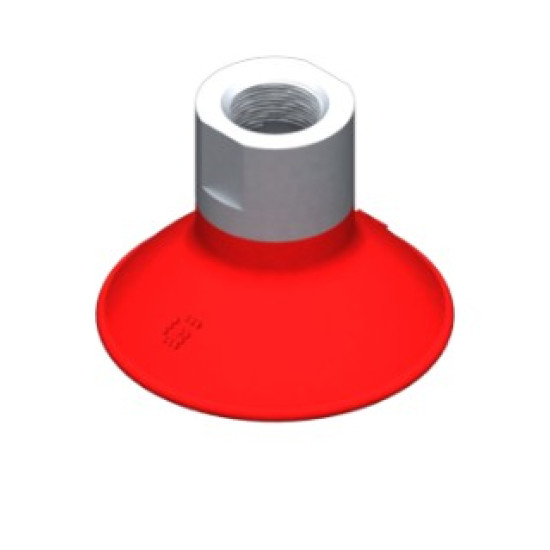 30mm-es PU 40 lapos tapadókorong, csúszásmentes, G1/8" belső menettel.