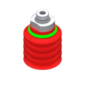 30mm-es szilikon többredős tapadókorong, G1/8" külső menettel.