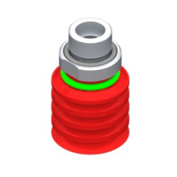 30mm-es szilikon többredős tapadókorong, G3/8" külső menettel.