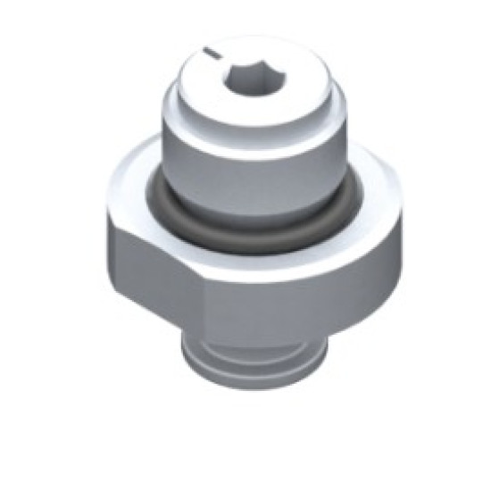 G1/4" szelepes csatlakozó (19mm hatlap), önzáró és kalibrált furattal.