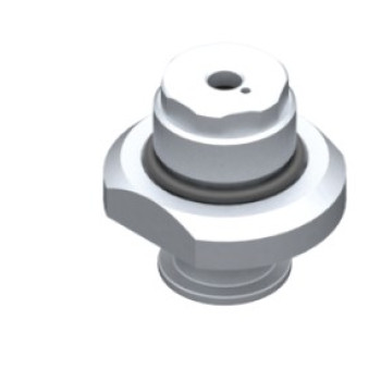 G3/8" szelepes csatlakozó (24mm hatlap), önzáró és kalibrált furattal.