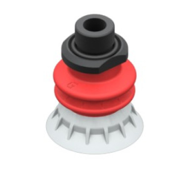 40mm-es PU 30/70 flowpack tapadókorong, G3/8" külső menettel.