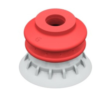 50mm-es PU 30/70 flowpack tapadókorong, 2.5 redős, csatlakozó nélkül.