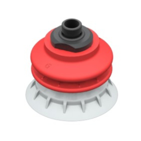 60mm-es PU 30/70 flowpack tapadókorong, G1/4" külső menettel.