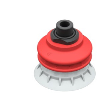 60mm-es PU 30/70 flowpack tapadókorong, G3/8" külső menettel.