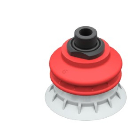 60mm-es PU 30/70 flowpack tapadókorong, G3/8" külső menettel.