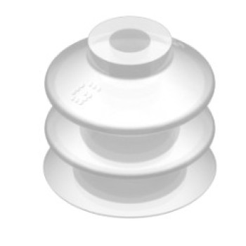 33mm-es FDA szilikon kétharmonikás tapadókorong, csatlakozó nélkül.
