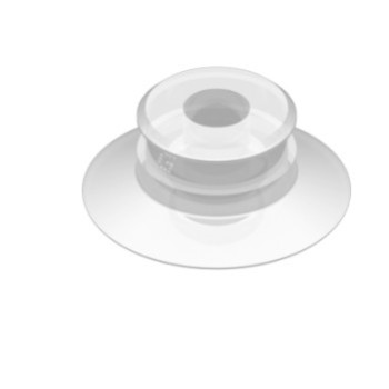 33mm-es FDA szilikon lapos tapadókorong, csatlakozó nélkül.