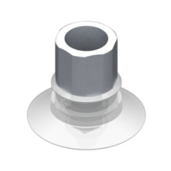 33mm-es FDA szilikon lapos tapadókorong, G1/4" belső menettel.